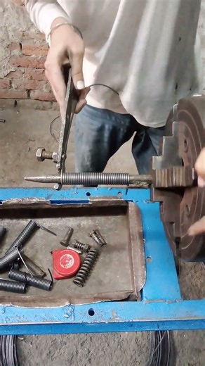 How to make Jump Spring on machine#diy#Short