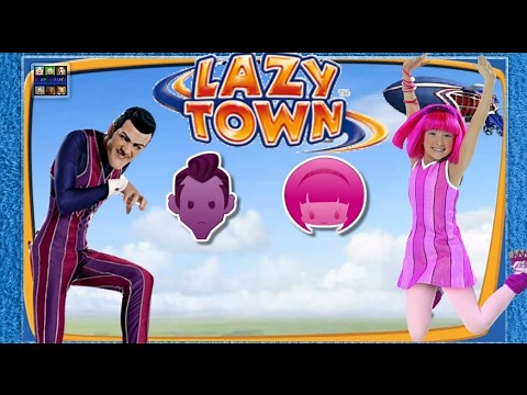 ZIGGY LAZY TOWN CHALLENGE - (Robbie Rotten - Stephanie) | How to Play