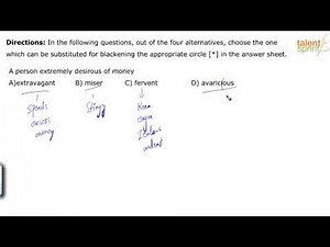 Examples: One Word Substitutions- 1 Video Lecture | English Language and Comprehension for SSC CGL