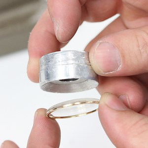 How to Press a Tension Ring Fit Watch Crystal into Place with a Watch Crystal Press - Esslinger Watchmaker Supplies Blog