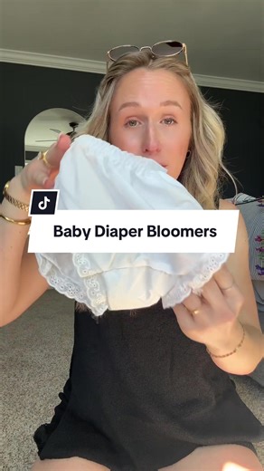 Diaper cover lace bloomers for the girl mamas ✨🤍 #babybloomers #girlmom #kidsclothes #summeroutfits