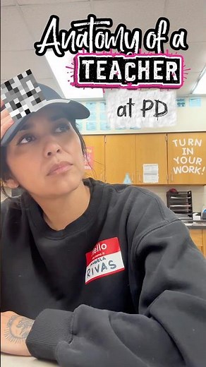 Anatomy of a teacher at PD