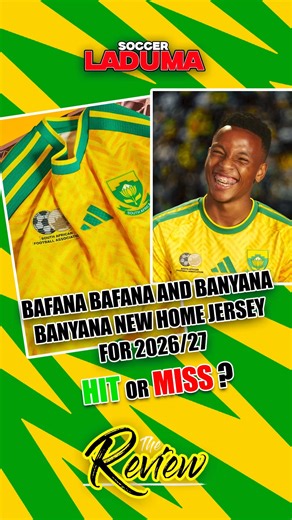 It’s finally here! adidas, in collaboration with SAFA, has proudly unveiled the new 2026/2027 home jersey for both Bafana Bafana and Banyana Banyana. A bold evolution of an iconic design, the kit captures the true spirit of South African football. Drawing inspiration from the unforgettable 2010 jersey, it features the unmistakable yellow base with green trim — a look that instantly ignites national pride. The design also pays tribute to South Africa’s 12 official languages, symbolising the count
