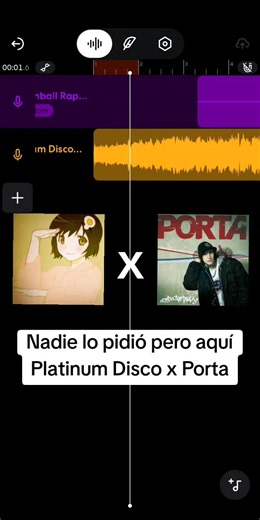 Platinum Disco x Porta Dragon Ball Rap — mashup que nadie pidió