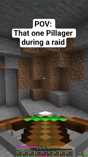 That one Pillager #minecraft #shorts #video #gaming