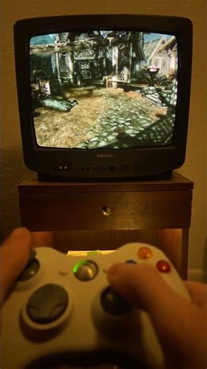 Skyrim Walkthrough Part 124 (Xbox 360 CRT TV) #skyrim #bethesda #elderscrolls #dragonborn #dovahkiin