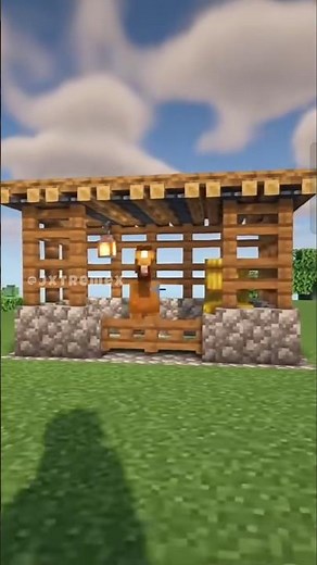 "How to Build the BEST Horse Stable in Minecraft! 🐴 (Easy Tutorial)" #MinecraftTutorial #mincraft
