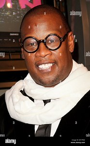 New York, USA. 8 January, 2009. Andre Harrell at the Tribute to Stephen Sprouse at The Bowery Ballroom. Credit: Steve Mack/Alamy Stock Photo - Alamy
