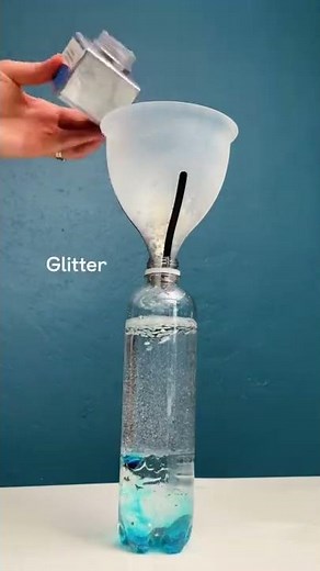 How to create a sensory bottle. A great way to practice mindfulness #shorts #short #howto #sensory