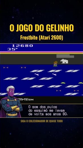 Frostbite (Atari 2600):O clássico "Gelinho"! 🧊🕹️ #retrogaming #atari#shorts