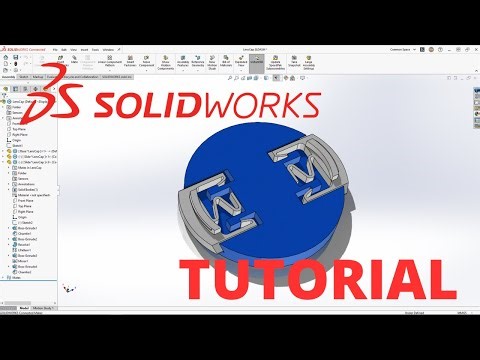 SolidWorks Tutorial - Custom Lens Cap Design #3dPrinted