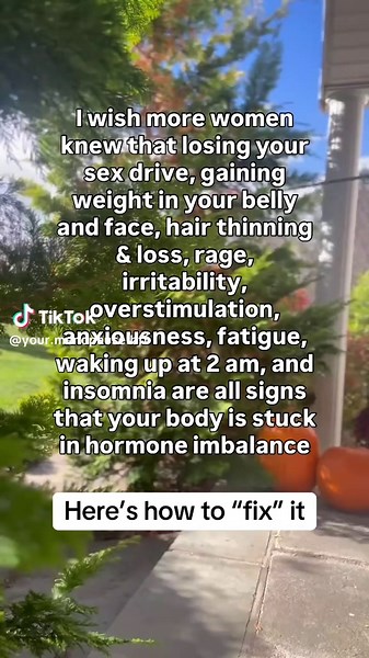 I felt like an alien in my own body. My doctor said it was “normal” I tried all the “healthy” things that used to work when I was younger… Nothing was working These 13 symptoms were really taking a toll on my life: - Constant weight gain - Waking up between 2-4 AM - Brain fog - Frustration with everything - Overwhelm - Weight gain in my face and stomach - Feeling exhausted all day - Hair loss - Anxious thoughts & feelings - Low Libido - Snapping at everyone - Struggling to lose weight - Constant