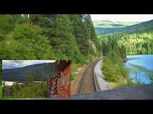 Kootenay Valley Railway (Canadian Pacific) Cabride - Trail to Nelson, BC on an SD40-2