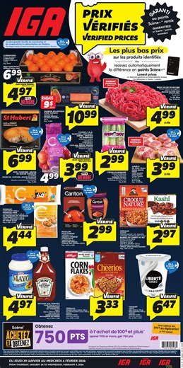 Circulaire IGA du 29 janvier au 4 février 2026🛒🎯 Consultez les Aubaines ici: https://www.circulaire-en-ligne.ca/circulaire-iga-epicerie #IGA #Épicerie #Rabais | Circulaires