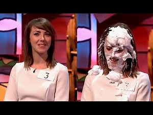 Very cute teacher gets nailed with two cream pies in her face