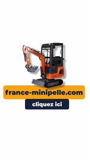 Terrasse, piscine, tranchées ? Plus besoin de louer ni d’attendre un artisan. Achetez votre mini pelle dès 12 000€, livrée partout en France. ✅ Pas besoin de permis ✅ Livraison en 7 jours ✅ Formation incluse ✅ Paiement à la livraison France Minipelle, c’est le choix malin pour les bricoleurs exigeants. | France MINI PELLE