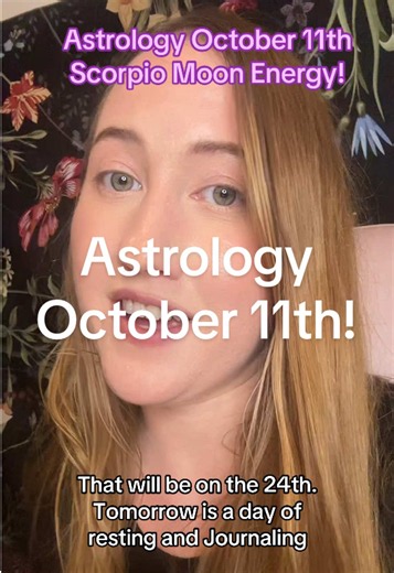 Astrology October 11th: Understanding Scorpio Moon Energy