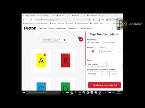How to Add Page Numbers to PDF file Easy & Free Method