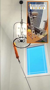 Don’t Risk Your Life on a Ladder 😱 Clean High Places Safely with the Extend-A-Reach Extension Pole