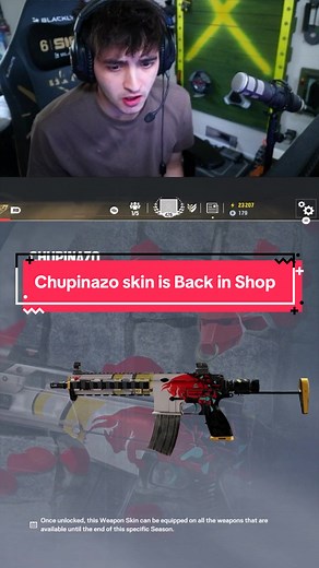 Chupinazo Red Bull skin returns to Rainbow Six Siege shop