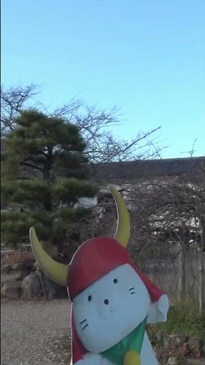 彦根城の本丸天守閣広場を見渡した風景