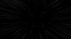 Hyper space zoom of different length line effect animation