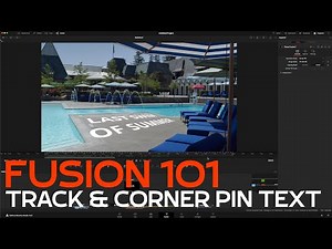 Tracking & Corner Pinning Text in Fusion