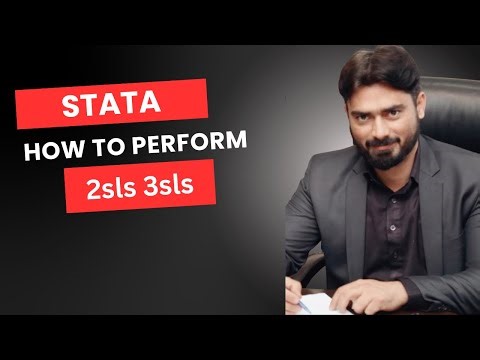 2SLS and 3SLS in STATA | Instrumental Variable & Simultaneous Equation Models Explained| STATA