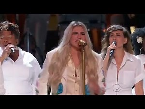 Kesha Is Joined by Camila Cabello and Others For Moving 'Praying' Performance | 2018 Grammys