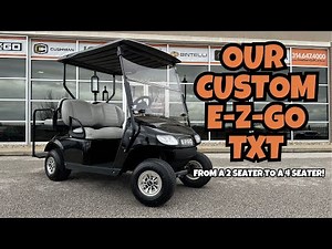 Custom Rebuilt 2020 E-Z-GO TXT | Dean Team Golf Carts