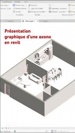 Revit Tutorial: Clean Axonometric Presentation #revittutorial #revitbim #graphics #axono