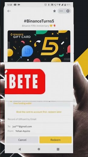 🔴 #Tarjeta de regalo #Binance / Envía #criptomonedas sin comisión | Gift Card de Binance