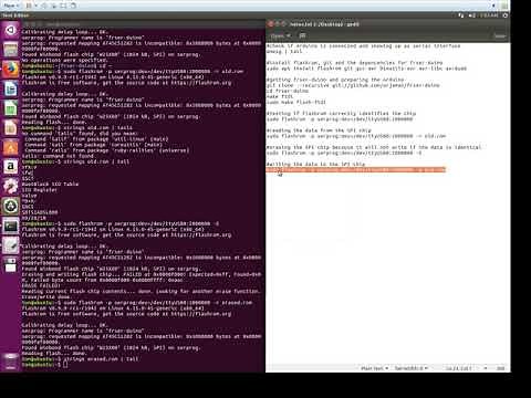 Flashing SPI (bios) chip using Arduino