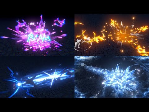 MOBA spells - Game VFX portfolio