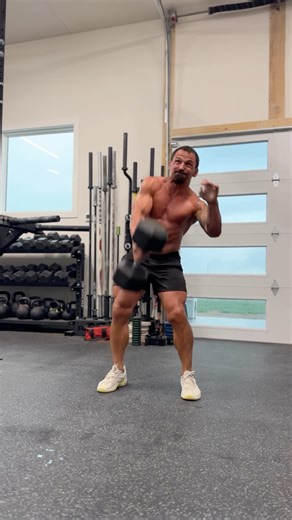 The day don’t matter….pay up! #paytheman @joshbridges_training 3 rds 30 calorie row 30 dumbbell snatch 70# alt arms 30 toes to bar | Josh Bridges