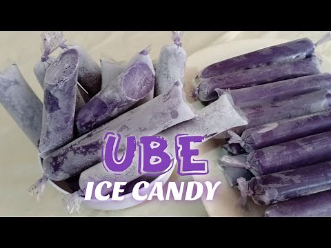 HOW TO MAKE UBE ICE CANDY | ICE CANDY UBE FLAVOR [Yummy And Sweets]