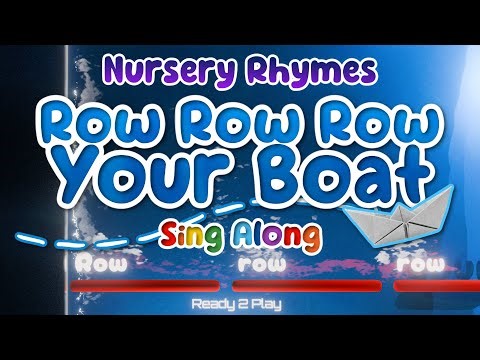 🎶 Sing “Row, Row, Row Your Boat” with Colors! 🛶🌈 l Pre-Notation