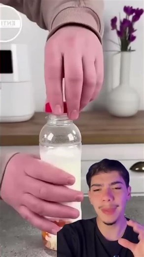 How to make pancakes using a plastic bottle without making a mess?