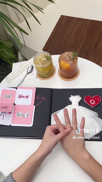 I said yes ...#quatang #scrapbook #scrapbooking #handmadegifts #tinhyeu #scrapbookideas