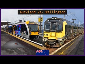 Comparing the Auckland & Wellington Commuter Trains (HD)
