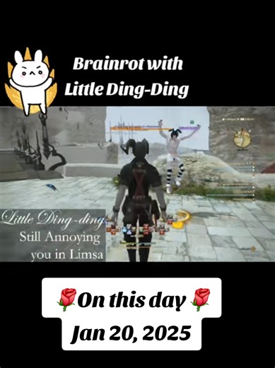 Little Ding-Ding is the best bunny at bouncy #ffxivonline #fyp #brainrot #onthisday #ffxivmeme