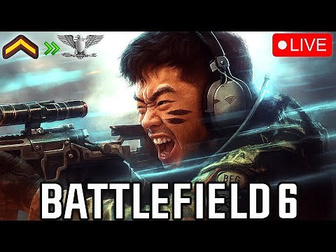 BATTLEFIELD 6 – 24 HOUR KICKOFF LIVESTREAM 🔴 LEVELING TO MAX + MASTERY CAMO GRIND! (Part 1)