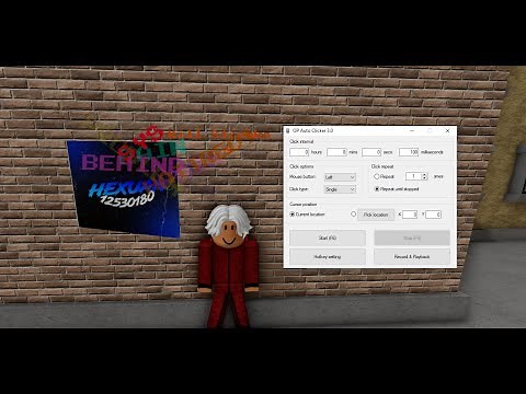 Speed glitch with op autoclicker da hood modded (2022) works