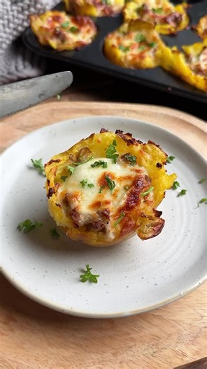 Kartoffel-Lasagne Muffins Rezept für Feinschmecker