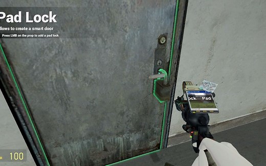 【GMOD】模组推荐：可以给门上锁的工具