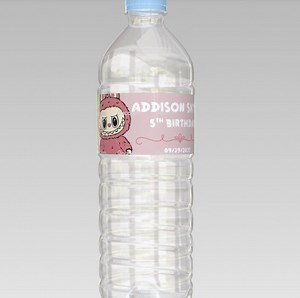 Labubu-inspired Water Bottle Label – Printable Digital Download - Etsy Canada