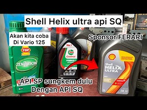 Shell Helix Ultra Api SQ Oil Review | Best Oil for Vario 125, Beat, PCX, Nmax, Aerox 155, Adv Mot...