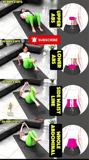 10-Minute Daily Ab Routine for a Sculpted Core 🔥