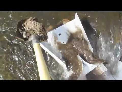 UnderFlow River Sluice Box Gold Mining Equipment MUST SEE! With Classifier Gold Collection System