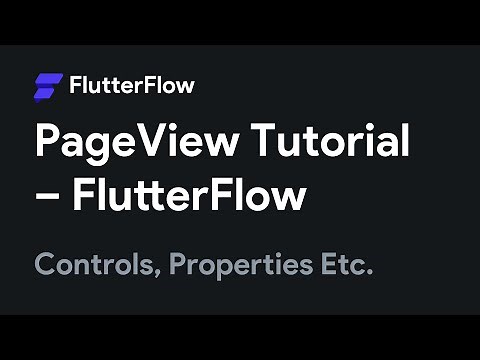 How To Use Page View FlutterFlow | FlutterFlow Tutorial